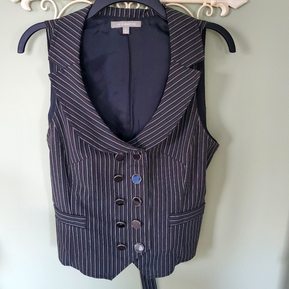 Pin stripped Vest